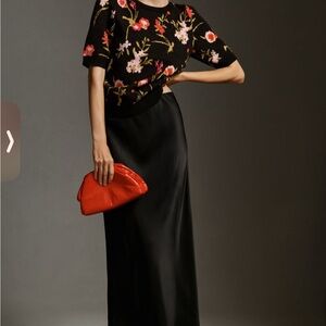 Harmon Jacquard Sweater Tee By Maeve XL